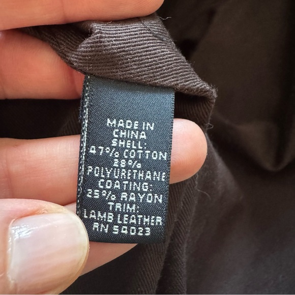 Banana Republic Tangiers Woven Leather Large Tote Bag Brown Bronze - Picture 9 of 10